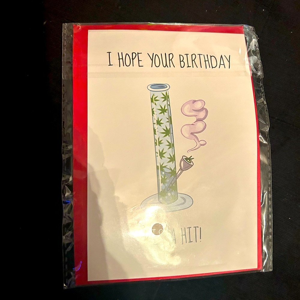 Funny birthday card.